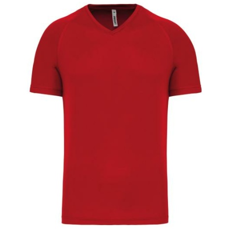 Heren-sport-t-shirt V-hals