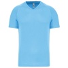 Heren-sport-t-shirt V-hals