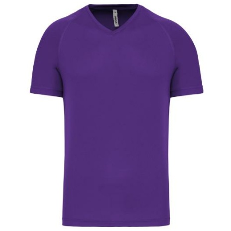 Heren-sport-t-shirt V-hals
