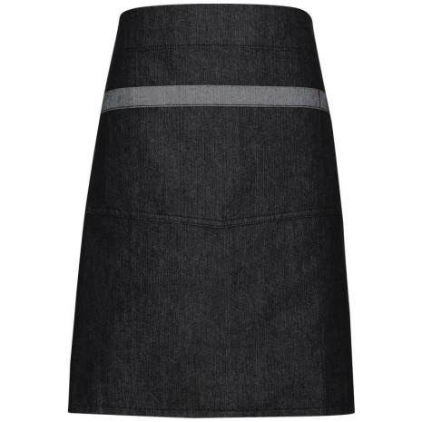 Domain - Contrast denim waist apron