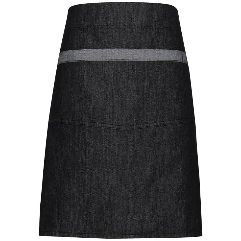 Domain - Contrast denim waist apron