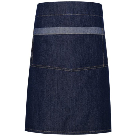 Domain - Contrast denim waist apron