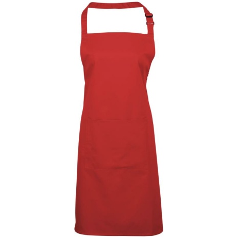 Colours Bib Apron With Pocket