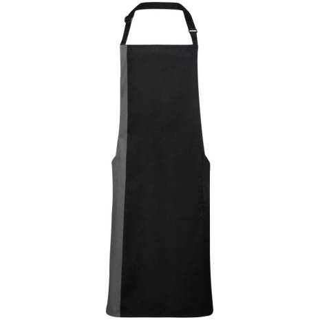 Contrast Bib Apron