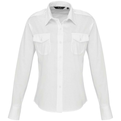 Ladies' Long Sleeve Pilot Shirt