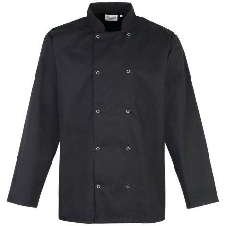 Long Sleeve Press Stud Chef's Jacket