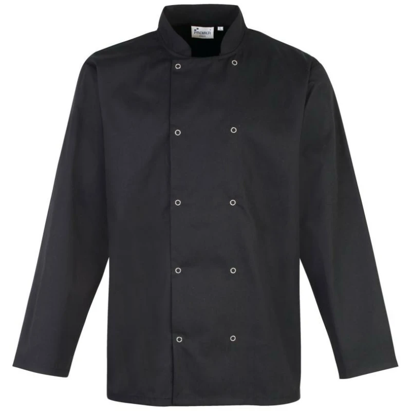 Long Sleeve Press Stud Chef's Jacket