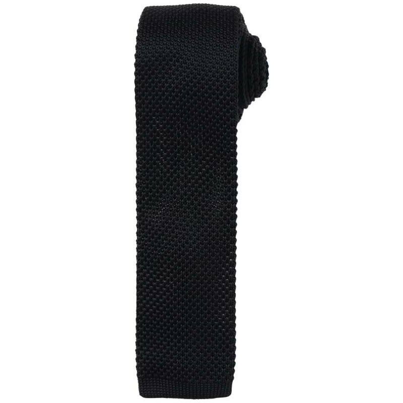 Slim knitted tie