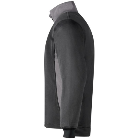 Unisex sweater met ritskraag