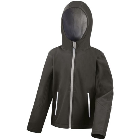 Kids Tx Performance Hooded Softshell Jacket