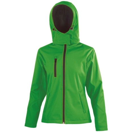 Core Ladies Tx Performance Hooded Soft Shell Jacket