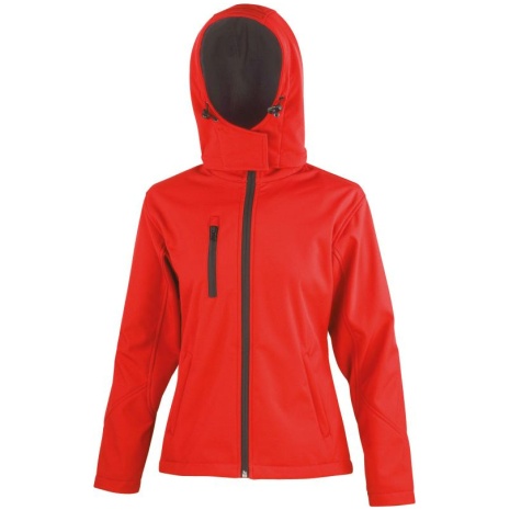 Core Ladies Tx Performance Hooded Soft Shell Jacket
