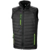 Black compass gewatteerde softshell bodywarmer