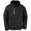 Gewatteerd gerecycleerd jasje black compass