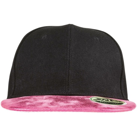 Bronx Glitter Flat Peak Snapback Cap