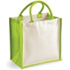 Printers' midi jute tote