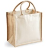 Printers' midi jute tote