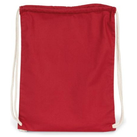 Rugzak van biokatoen met koordjes