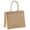 Shopper van jutecanvas - middelgroot model