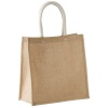 Shopper van jutecanvas - groot model