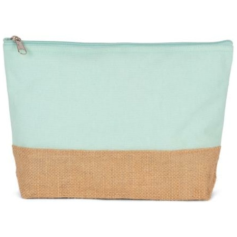 Zakje van katoencanvas en jute