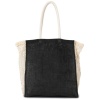 Shopper met plooi van mesh