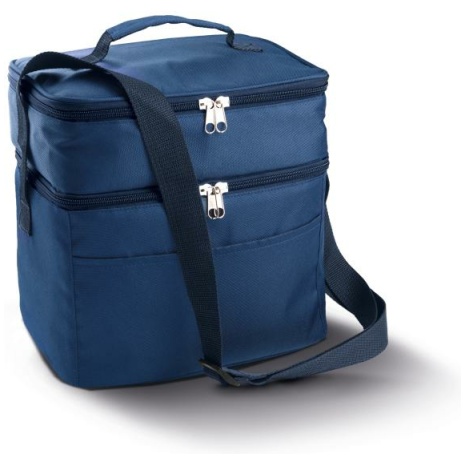 Koeltas met dubbel compartiment