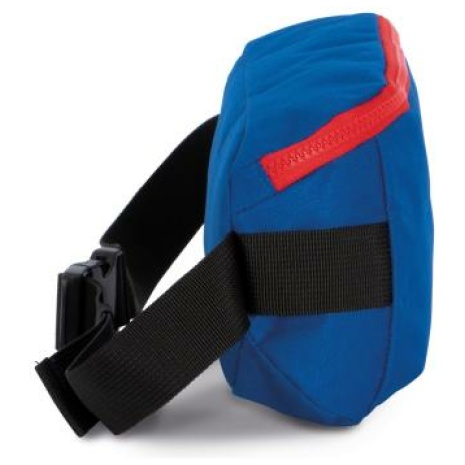 Handtas met moderne sluiting in een contrasterende kleur