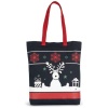 Shopper met kerstmotieven