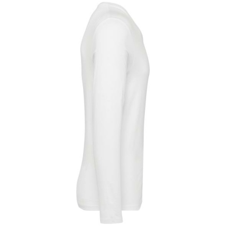 Supima® heren-T-shirt V-hals lange mouwen