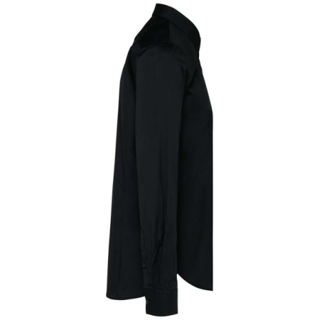 Herenoverhemd in popeline met lange mouwen