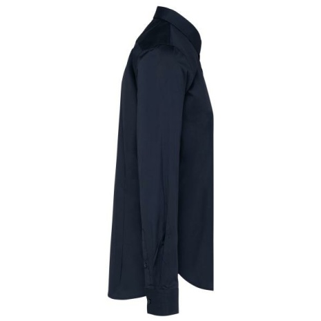 Herenoverhemd in popeline met lange mouwen